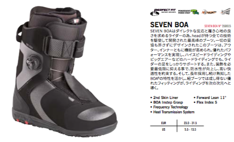 世界最高最強ブーツ「SEVEN BOA」アウター編 - USP JAPAN site